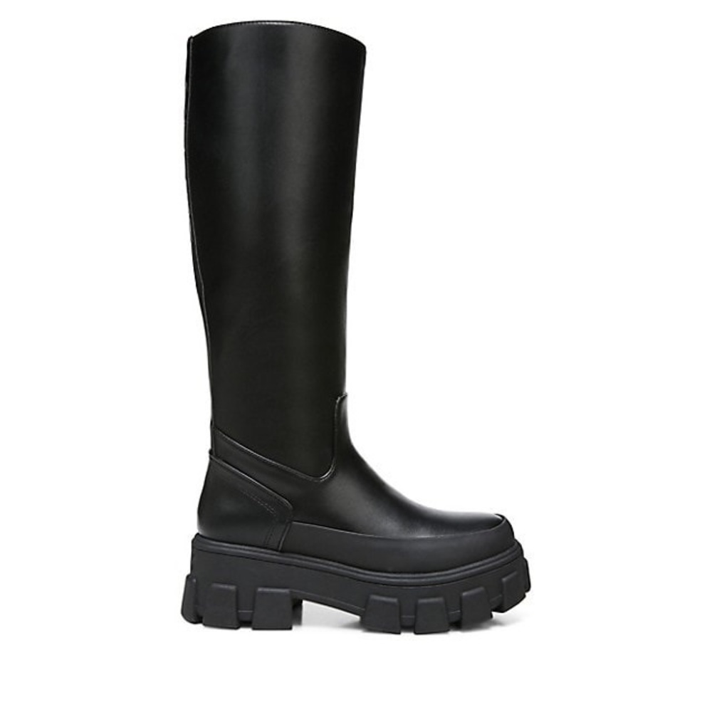 Circus by Sam Edelman Dollie Faux Leather Black Knee High Boots